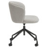 Světle šedá konferenční židle Teulat Add na kolečkách
