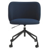 Modrá čalouněná kancelářská židle Teulat Mogi