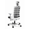 Bílá látková kancelářská židle Spin -fv-interier-25