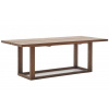 Hnědý teakový jídelní stůl Kave Home Sashi 220 x 100 cm