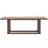 Hnědý teakový jídelní stůl Kave Home Sashi 220 x 100 cm