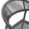 Set dvou tmavě šedých hliníkových zahradních židlí Pue -fv-interier-25
