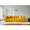 Žlutá sametová trojmístná pohovka MICADONI Lupine 228 cm -fv-interier-25