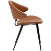 Hnědá koženková jídelní židle DAN-FORM Napoleon -fv-interier-25