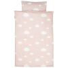 Růžové bavlněné dětské povlečení Done by Deer Elphee junior, 100 x 140 cm