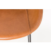 Hnědá koženková barová židle ZUIVER FESTON 65 cm -fv-interier-25