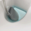 Bílo-šedá plastová WC štětka Flex Lite -fv-interier-25
