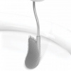 Bílo-šedá plastová WC štětka Flex -fv-interier-25