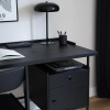 Černý dubový pracovní stůl Marcel 132 x 70 cm -fv-interier-25