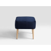 Tmavě modrá sametová podnožka Gus -fv-interier-25