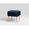 Tmavě modrá sametová podnožka Gus -fv-interier-25