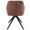 Hnědá čalouněná jídelní židle J-line Luna -fv-interier-25
