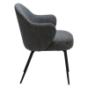 Šedá bouclé jídelní židle DAN-FORM Bae