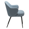 Modrá bouclé jídelní židle DAN-FORM Bae