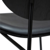 Černá jasanová jídelní židle DAN-FORM Clementina s černou koženkou -fv-interier-25