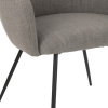 Šedá čalouněná jídelní židle J-line Wahles -fv-interier-25