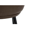 Hnědá bouclé jídelní židle DAN-FORM Hey s koženkou -fv-interier-25