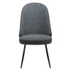 Šedá bouclé jídelní židle DAN-FORM Utopia