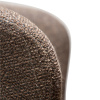 Hnědá bouclé otočná jídelní židle DAN-FORM Glam -fv-interier-25