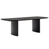 Černý lakovaný jídelní stůl Kave Home Litto 240 x 100 cm