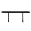 Černý lakovaný jídelní stůl Kave Home Litto 200 x 100 cm