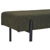 Tmavě zelená bouclé lavice Swipper 100 cm -fv-interier-25