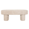 Béžová čalouněná lavice Rama 120 cm