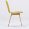 Žlutá čalouněná jídelní židle Ena -fv-interier-25