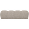 Béžová bouclé lavice Zuno 160 cm