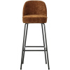 Hnědá čalouněná barová židle Tergi 79 cm
