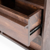 Hnědá dřevěná komoda Jimmy 90 x 40 cm -fv-interier-25