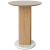 Dubový odkládací stolek Root 42 cm s mramorovou podstavou -fv-interier-25