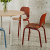 Červená dřevěná jídelní židle Atto -fv-interier-25