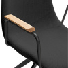 Černá čalouněná otočná konferenční židle Marckeric Tali -fv-interier-25