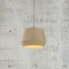 Béžové bavlněné závěsné světlo Dicte 40 cm -fv-interier-25