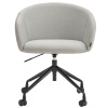 Šedá čalouněná otočná konferenční židle Teulat Add -fv-interier-25