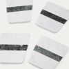 Set čtyř bílo-zelených mramorových podtácků Kave Home Nira -fv-interier-25