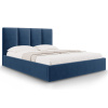 Tmavě modrá dvoulůžková postel Pyla 160 x 200 cm s úložným prostorem -fv-interier-25