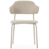 Béžová čalouněná jídelní židle Marckeric Adriel