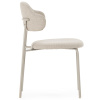 Béžová čalouněná jídelní židle Marckeric Adriel