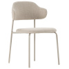 Béžová čalouněná jídelní židle Marckeric Adriel