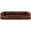 Koňakově hnědá kožená pohovka Lily 272 cm -fv-interier-25