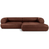 Koňakově hnědá kožená rohová pohovka Lily 261 cm, pravá -fv-interier-25