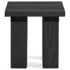Černý dřevěný odkládací stolek Teulat Banda 45 x 45 cm -fv-interier-25