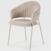Béžová čalouněná jídelní židle Marckeric Leticia -fv-interier-25