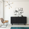 Černá lakovaná komoda Peta 151 x 40 cm -fv-interier-25