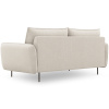 Světle béžová čalouněná trojmístná pohovka Cosmopolitan Design Vienna 200 cm