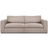 Béžová manšestrová trojmístná pohovka MICADONI Lazy 226 cm