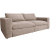 Béžová manšestrová trojmístná pohovka Lazy 226 cm