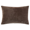 Tmavě hnědý povlak na polštář SHILO 40 x 60 cm